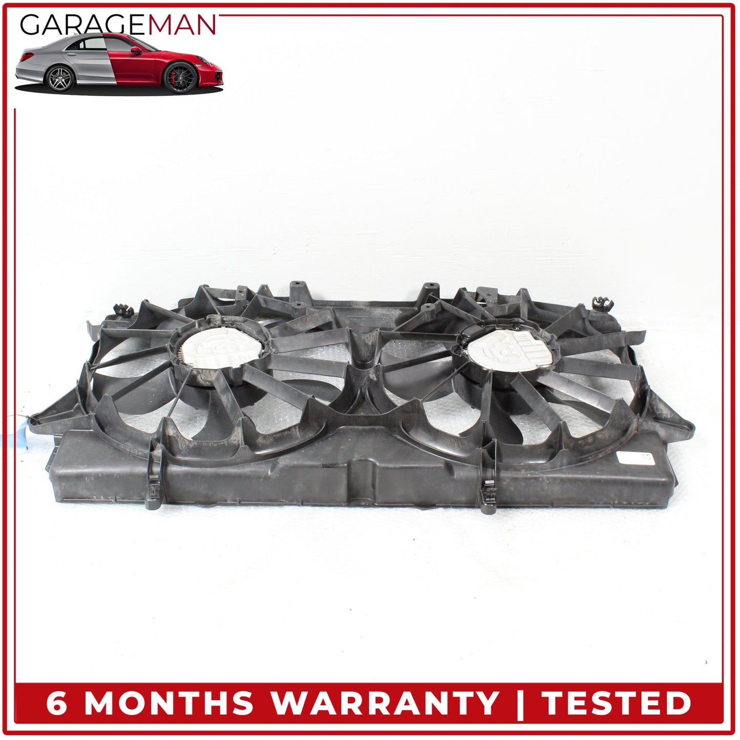 2014-2019 Chevrolet Silverado 1500 Radiator Cooling Dual Fan Motor Assembly OEM