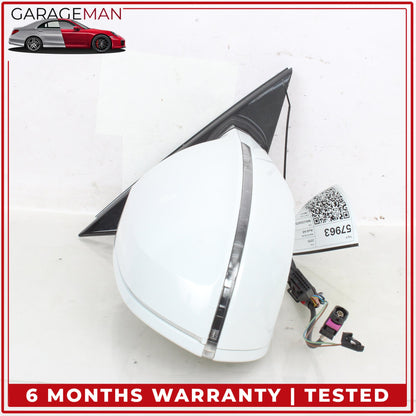 2011-2018 Audi A8 S8 Right Door Rear View Mirror w/ Camera and Blind Spot OEM