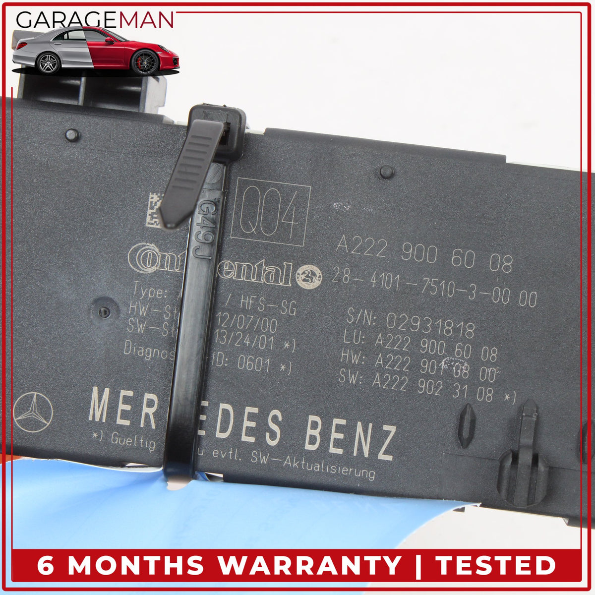 2014-2018 Mercedes W222 S550e Trunk Release Remote Open Close Module Unit OEM