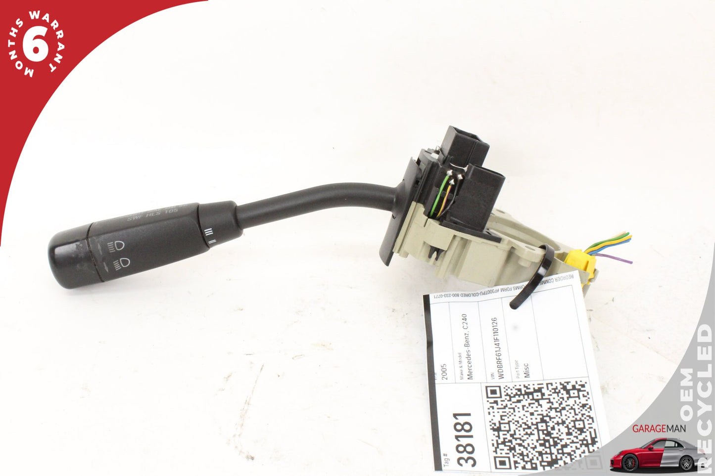 2001-2005 Mercedes W203 C240 Turn Signal Indicator Control Switch 2035450010 OEM