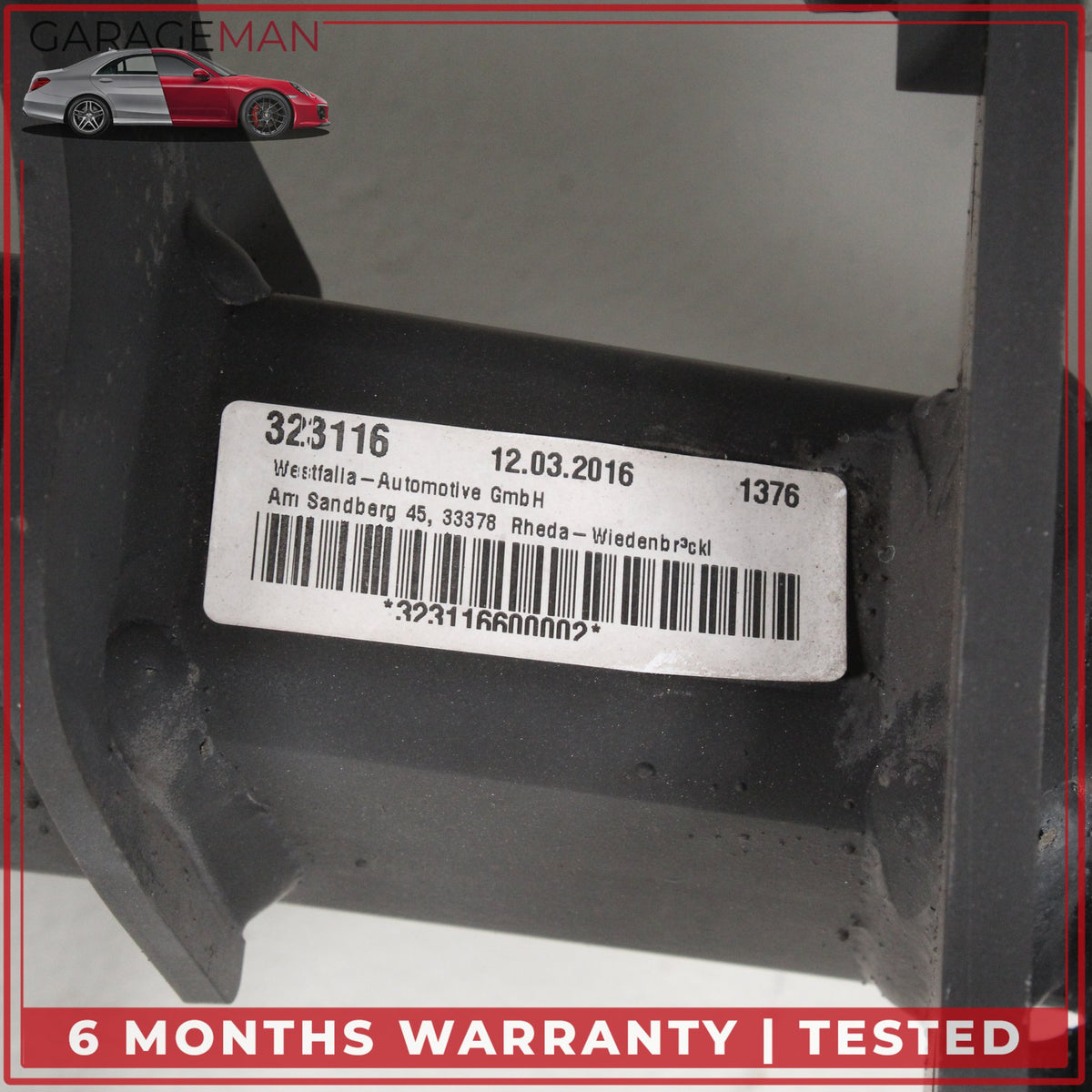 2014-2022 LR Range Rover Sport L494 Trailer Rear Tow Hitch Reinforcement Bar OEM