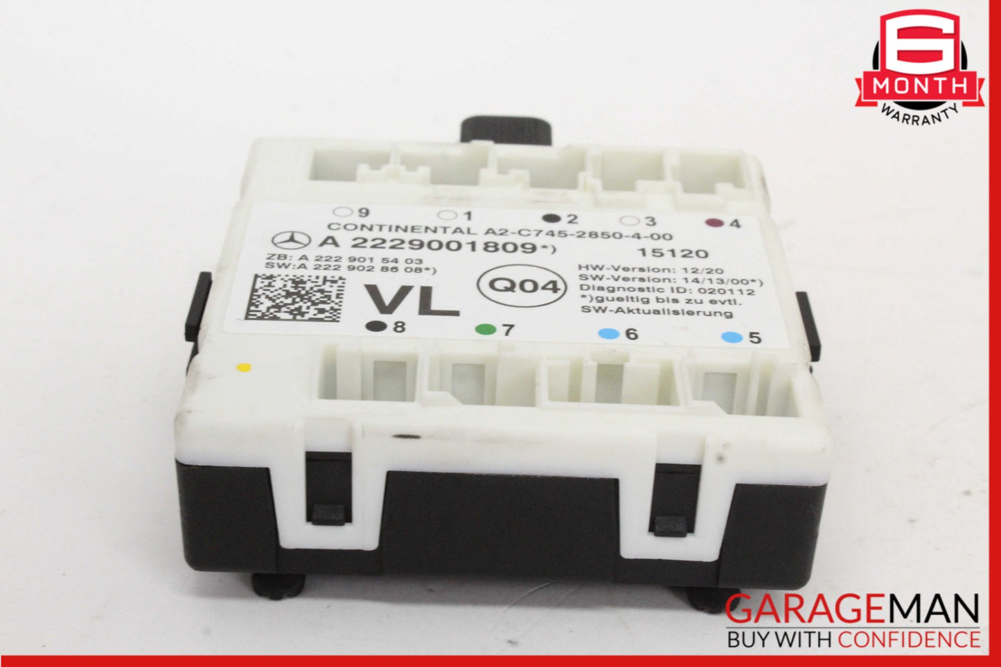 15-23 Mercedes W205 C300 Front Left Side Door Control Module Unit OEM
