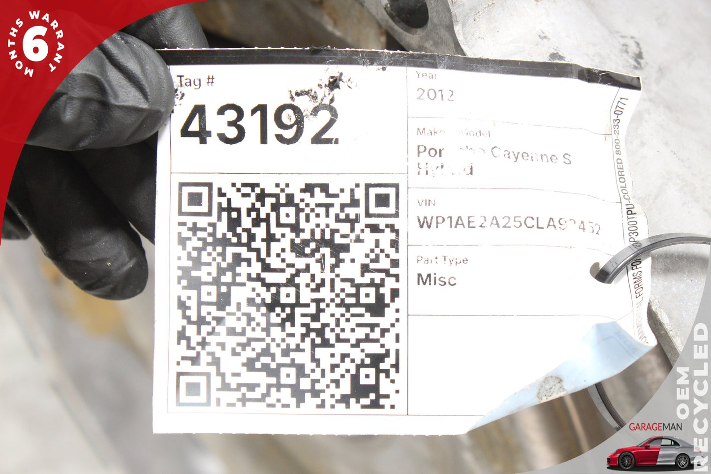 2011-2014 Porsche Cayenne S Hybrid 92A AWD 3.0L Automatic Transmission Gearbox Assembly 128k