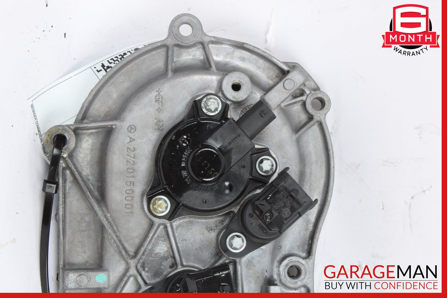 2005-2013 Mercedes W209 CLK350 Front Left Engine Timing Chain Cover Plate OEM