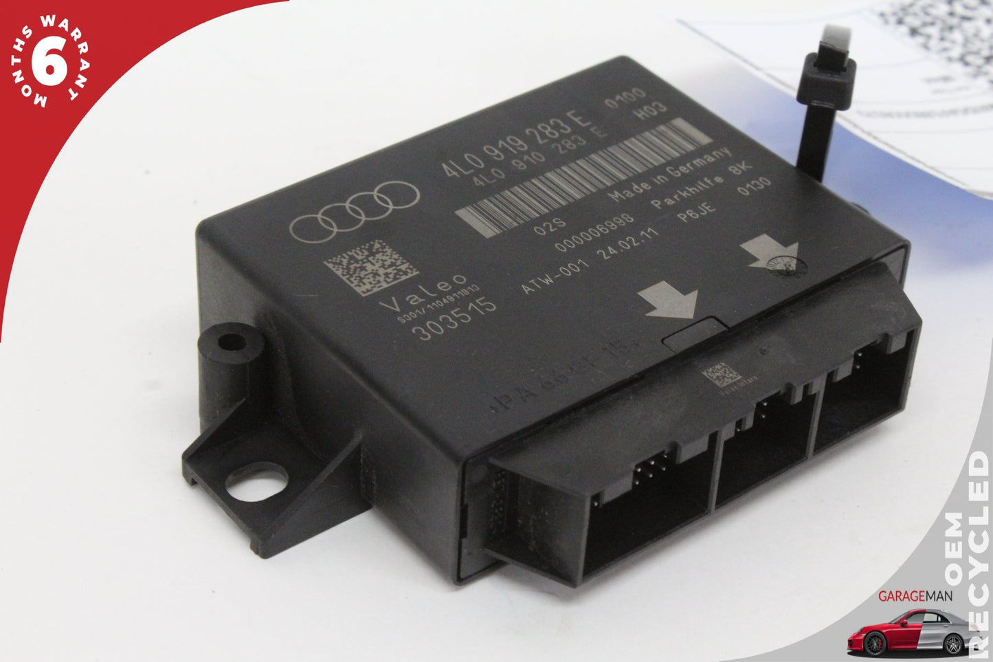 2007-2015 Audi Q7 SUV Park Parking Aid Assist Control Module Unit 4L0919283E OEM