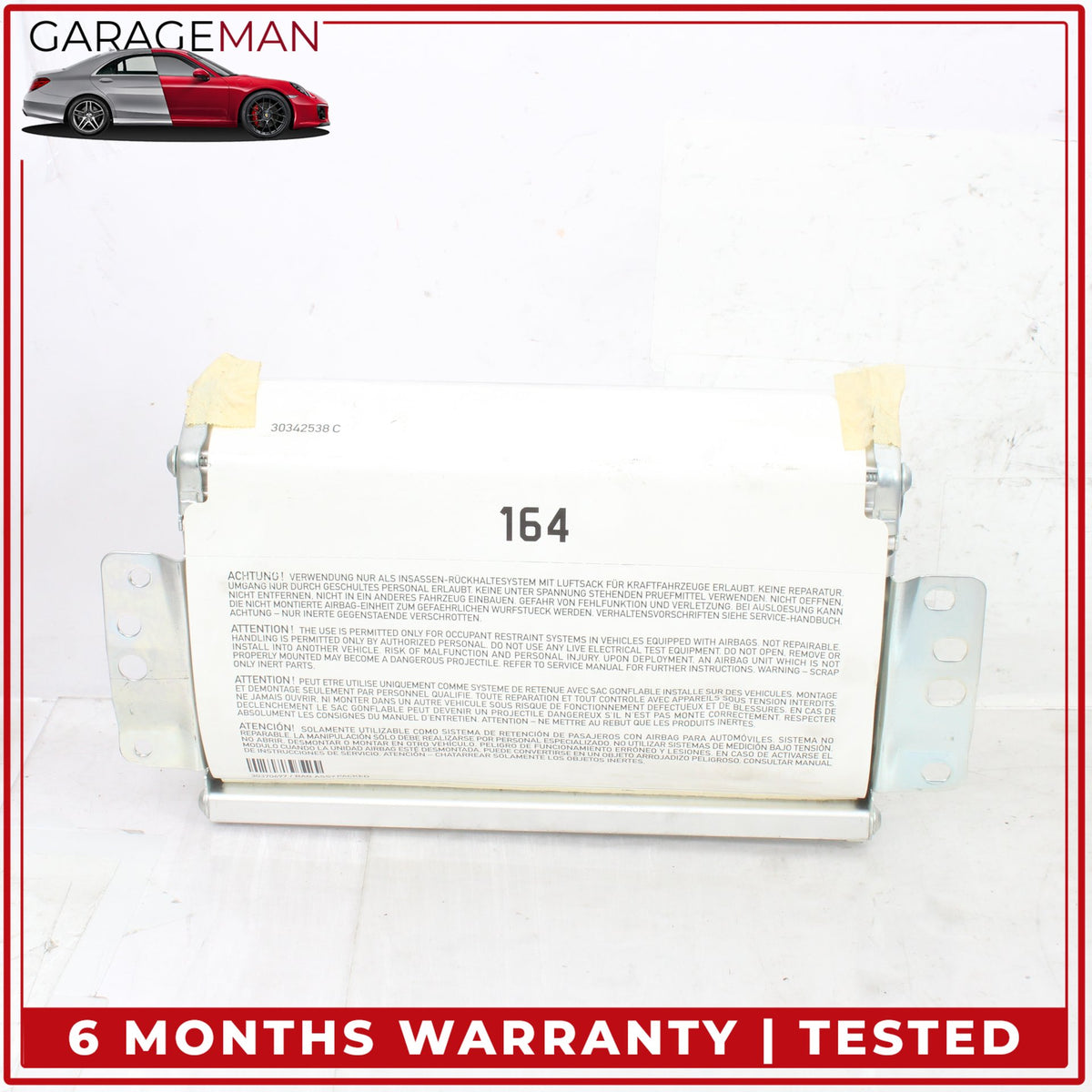 2006-2013 Mercedes W164 ML350 GL450 R350 Front Right Dash Airbag Air Bag OEM