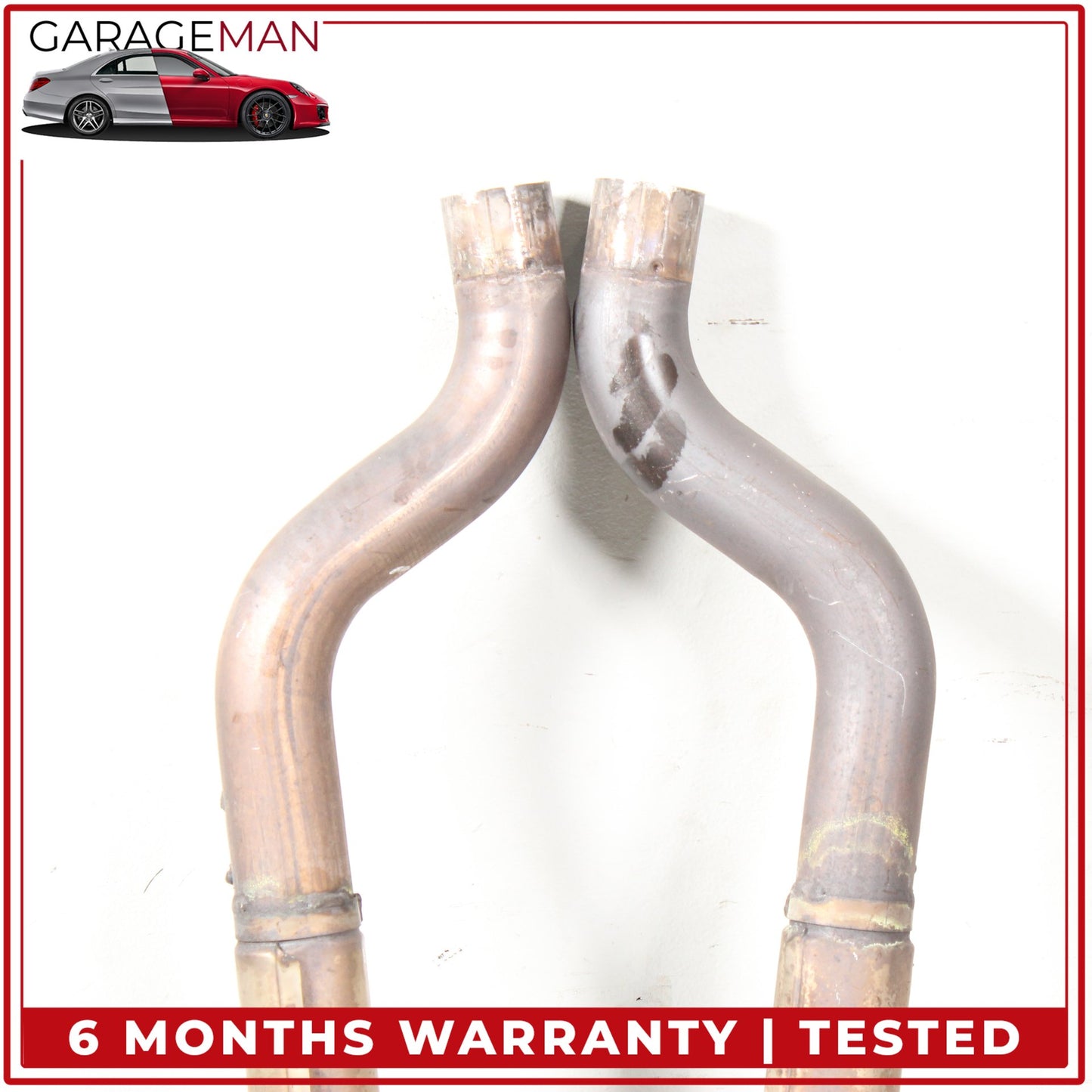 2004-2019 Maserati GranTurismo M145 Left and Right Side Exhaust Downpipe Set OEM