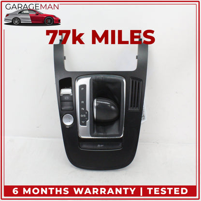 2009-2016 Audi A4 Front Center Console Shifter Knob Boot Trim w/ Switches OEM