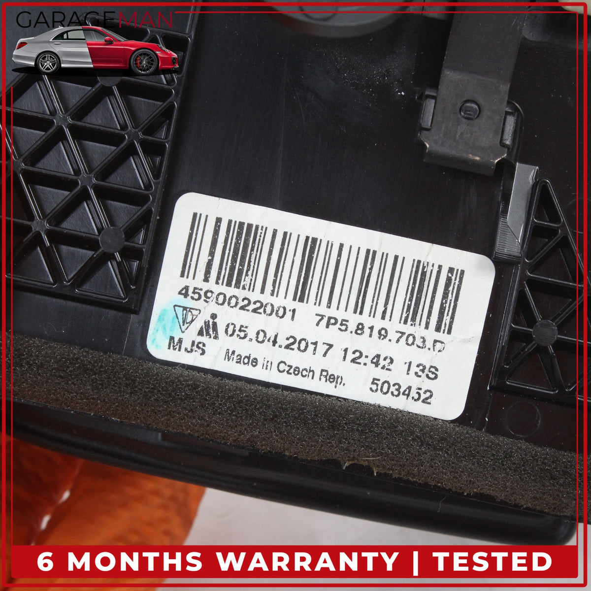2011-2018 Porsche Cayenne 958 Front Left Side Dash A/C Air Vent 7P5819703D OEM