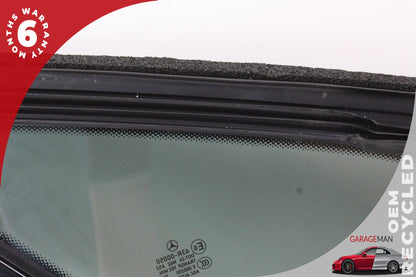 2018-2023 Mercedes W238 E450 E400 Coupe Rear Right Side Quarter Window Glass OEM