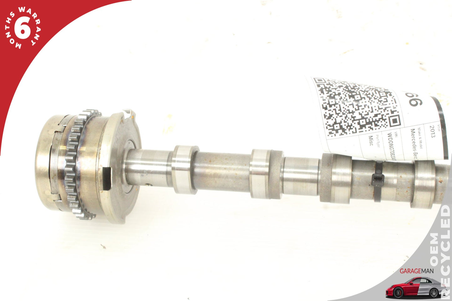 2011-2020 Mercedes W221 S550 Right Exhaust Cam Shaft Camshaft w/ Adjuster OEM