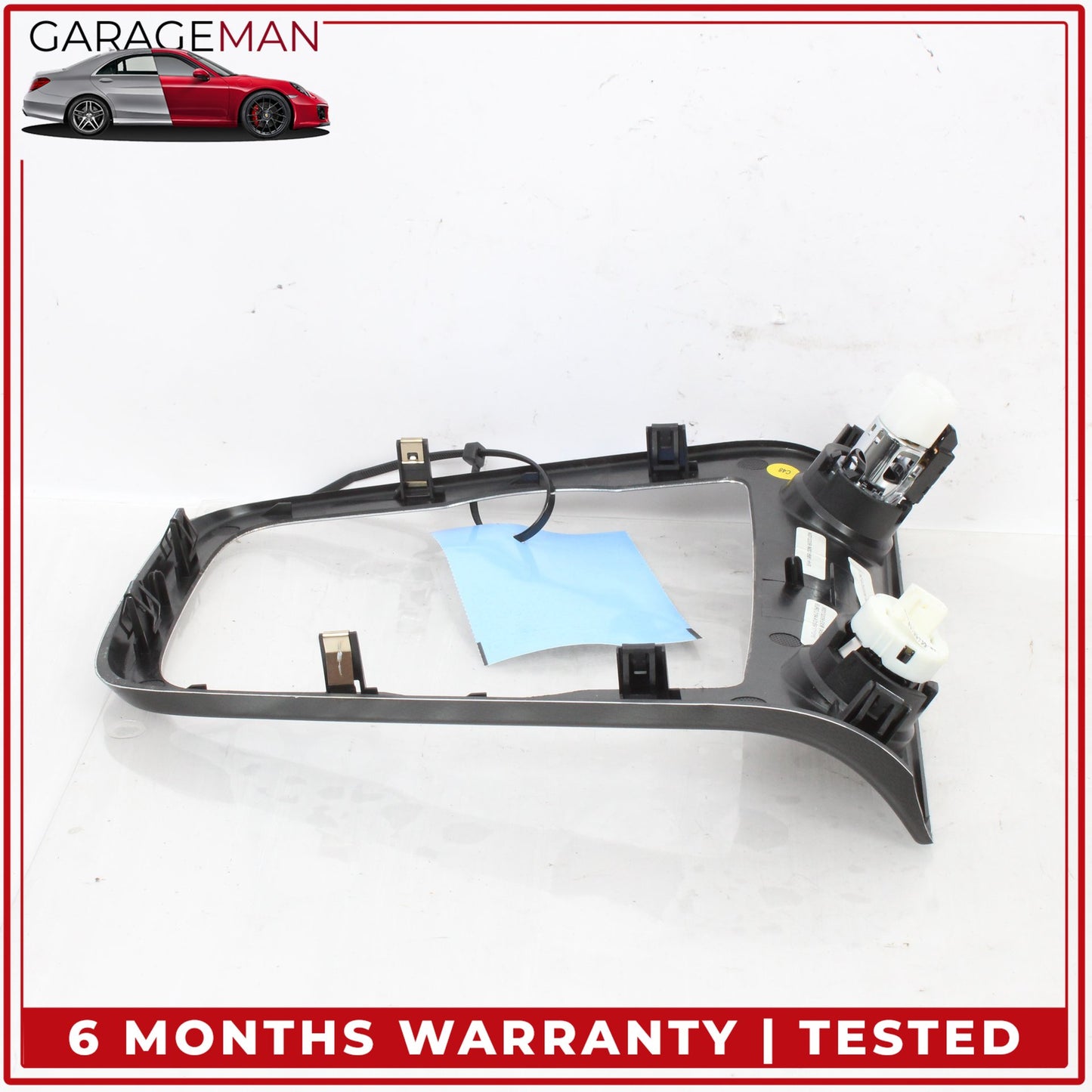 2014-2020 Jaguar F-Type X152 Engine Start Stop Switch w/ Trim Cover Panel OEM