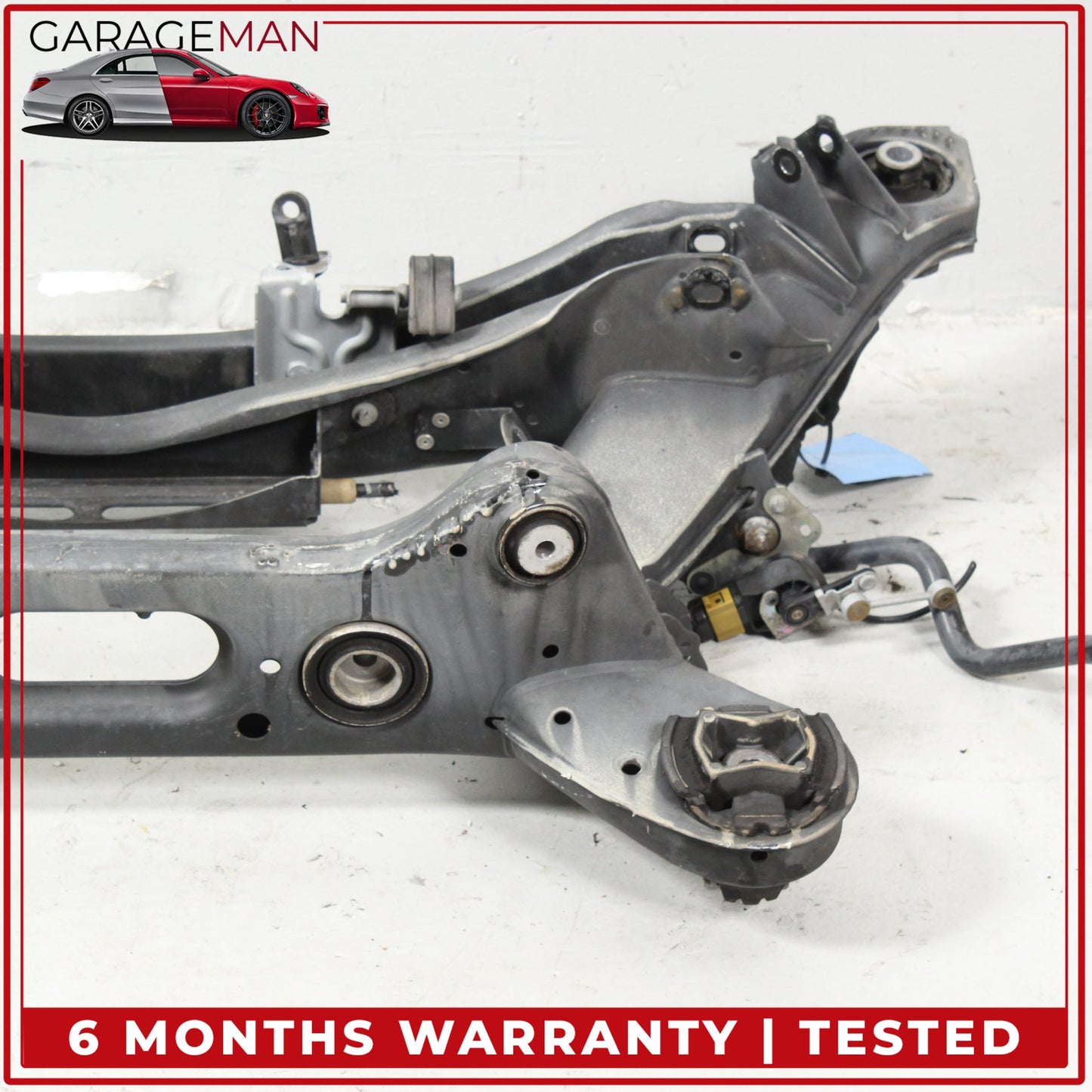 2008-2015 Mercedes W204 C250 Rear Subframe Crossmember w/ Anti Roll Sway Bar OEM