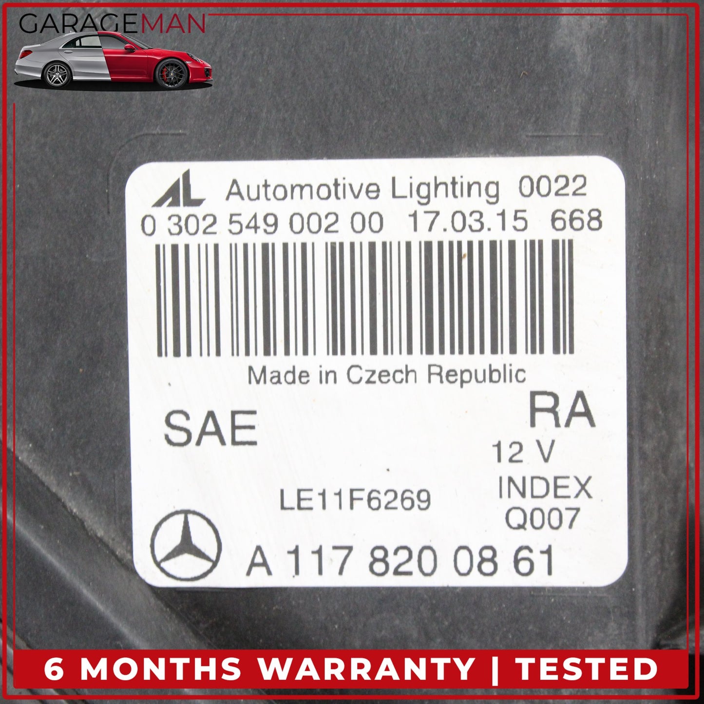 2014-2019 Mercedes W117 CLA250 Front Right Side Halogen Head Light Lamp OEM