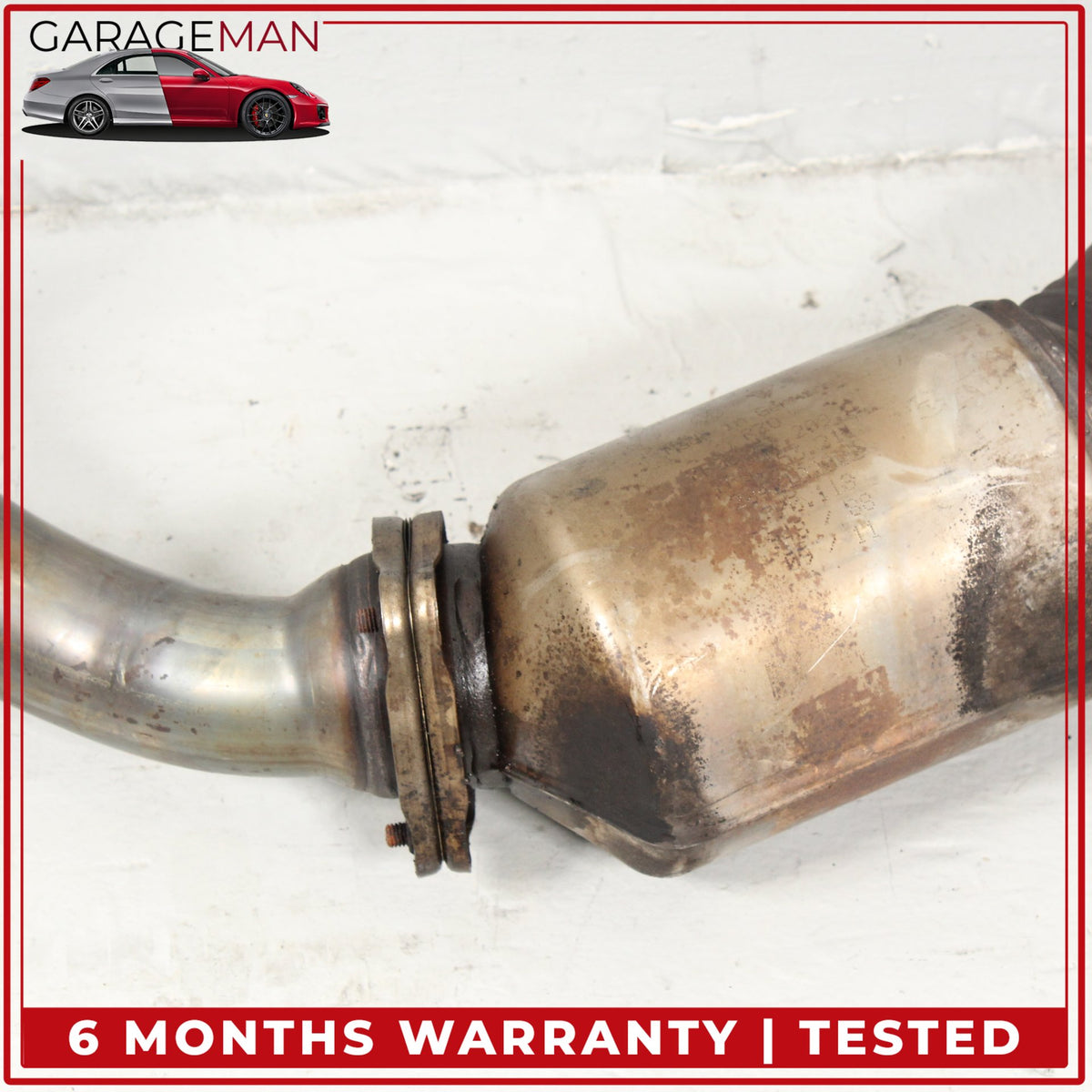 2011-2015 Audi Q7 Right Passenger Side Exhaust Downpipe 7L8254350S OEM