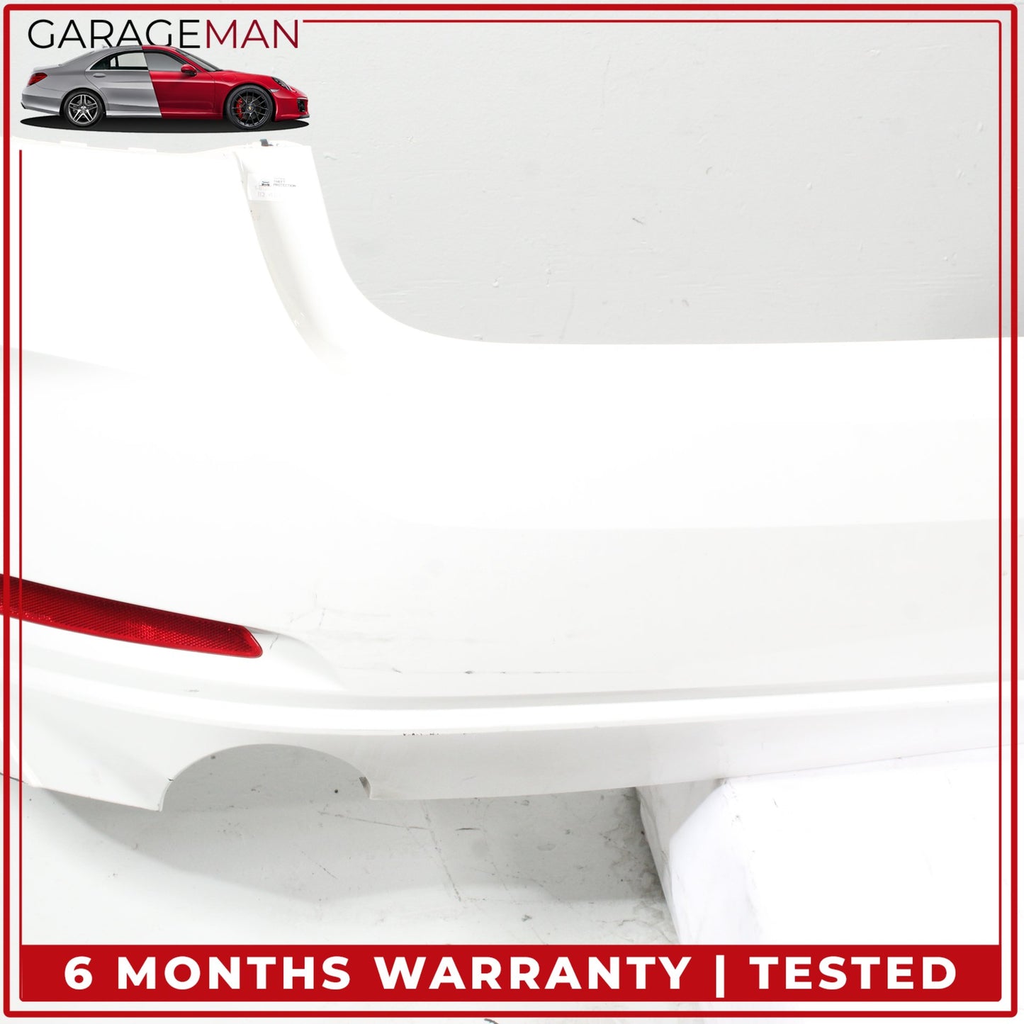 2019-2025 BMW 330i M340i Rear Bumper Cover Assembly White 51125A69624 OEM