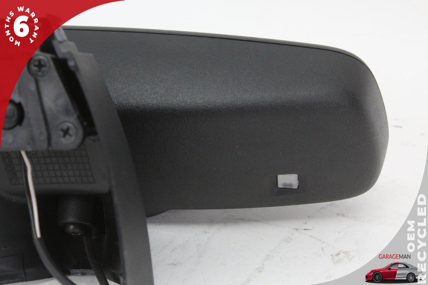 2012-2017 Fiat 500e Top Upper Rear View Mirror Black 34949799 OEM