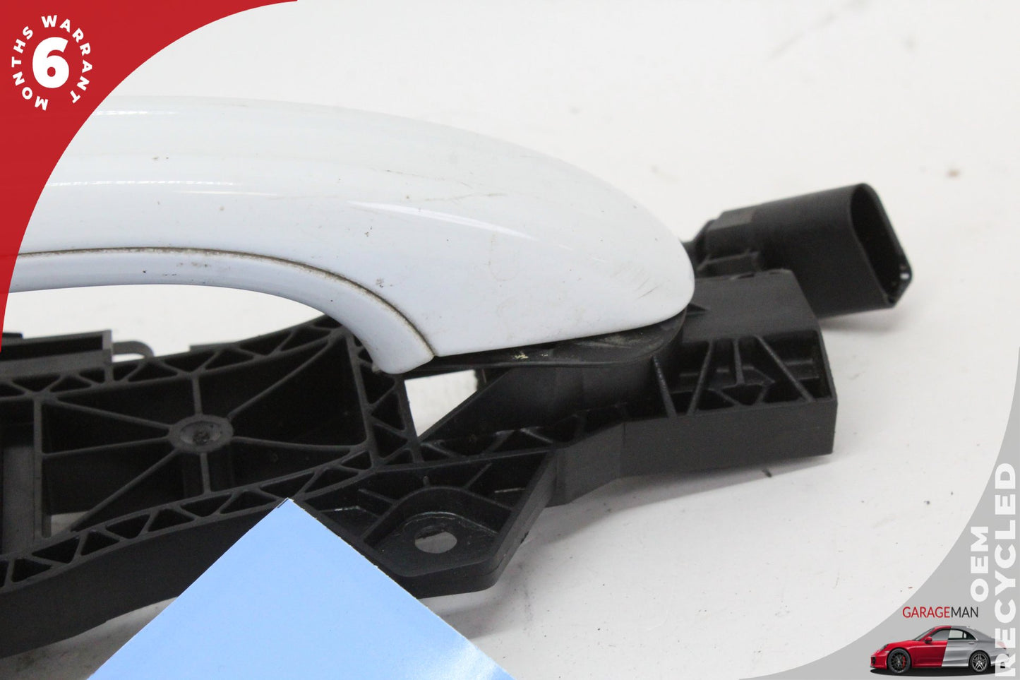 2007-2015 Audi Q7 Front Right Exterior Door Handle White Keyless 4L0837205 OEM