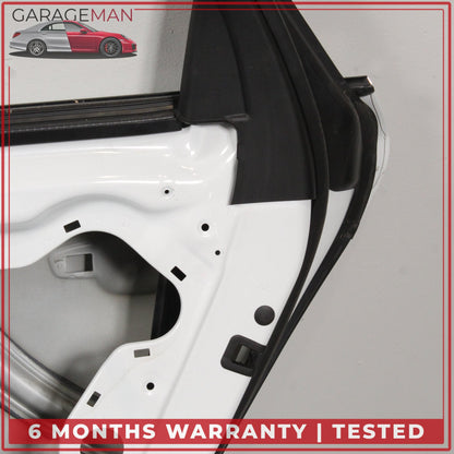 2011-2018 Audi A8 S8 Rear Right Side Door Shell Glacier White Metallic OEM
