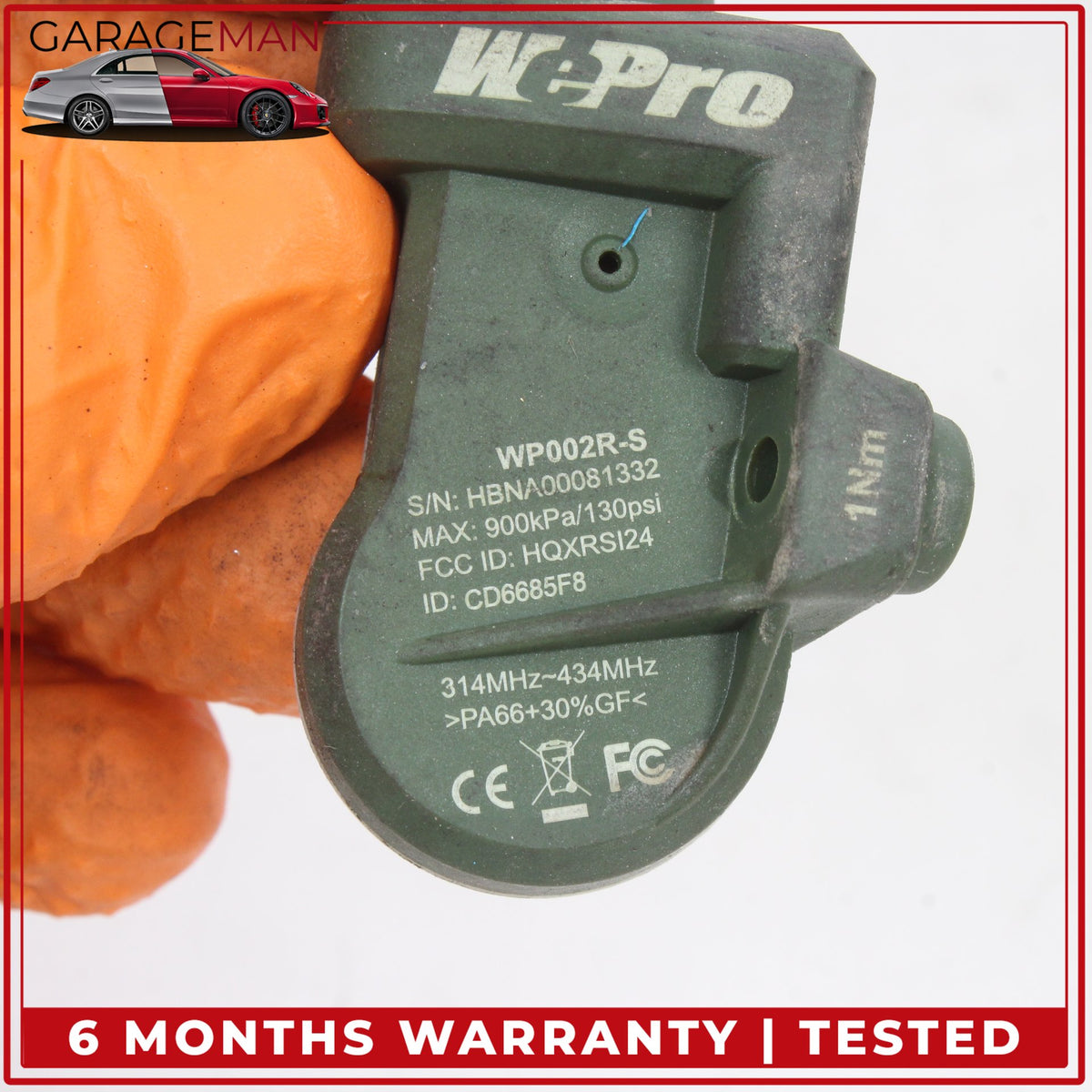 2018 Mercedes W213 E300 WePro WP002R-S TPMS Tire Pressure Monitor Sensor Set