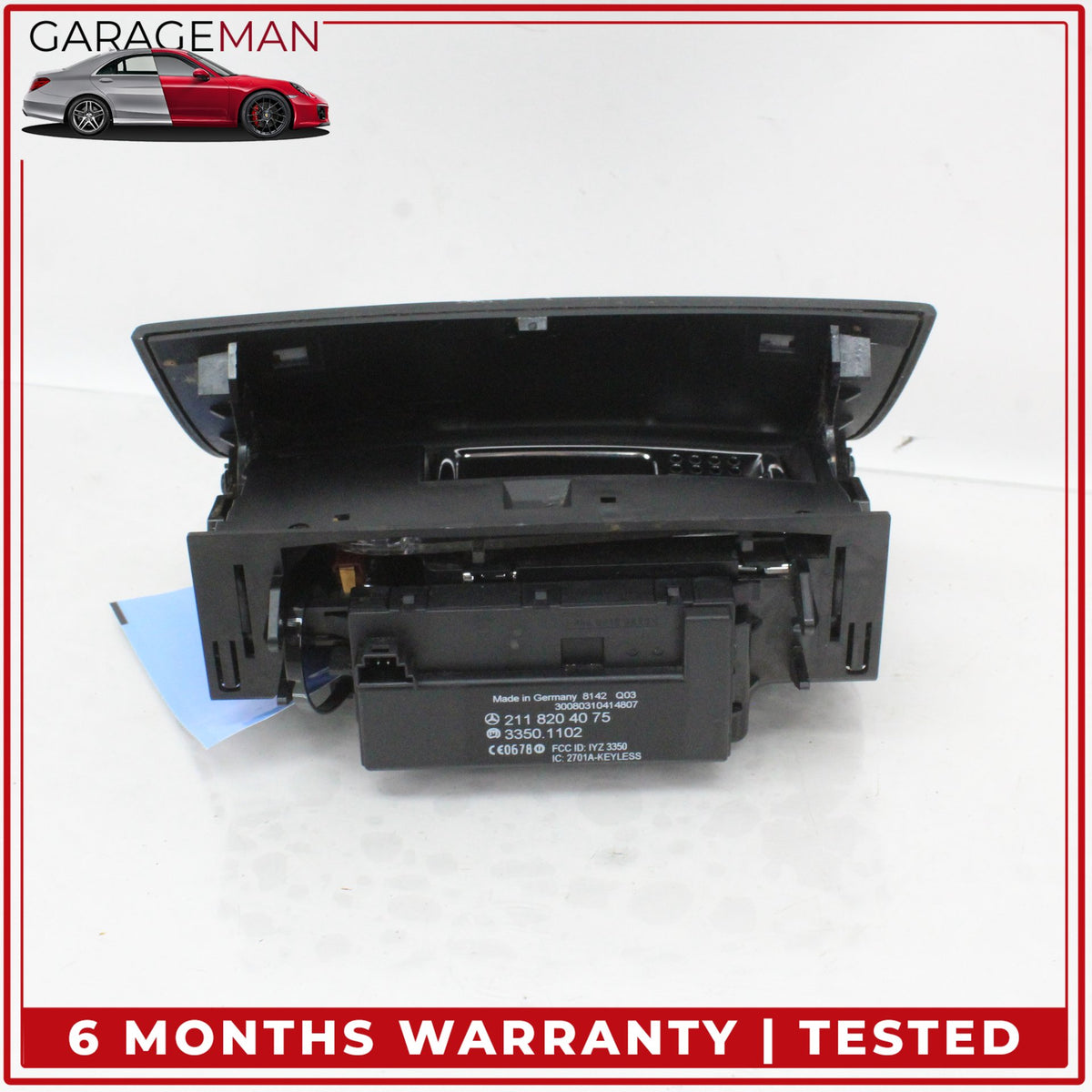 2003-2011 Mercedes W219 CLS550 Front Center Console Ashtray Compartment OEM