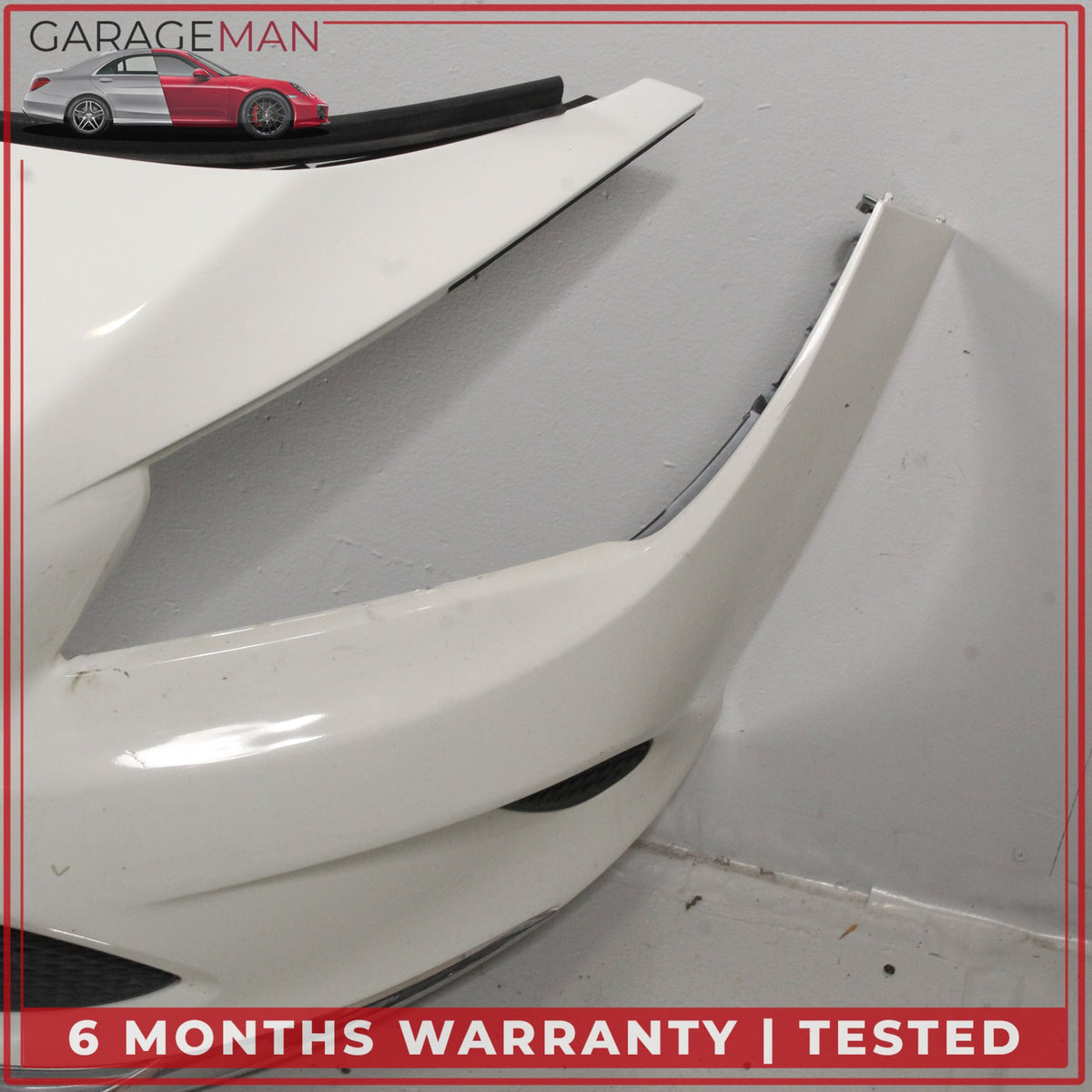 2017-2019 Mercedes C117 CLA250 Sedan Front Bumper Cover Calcite White OEM