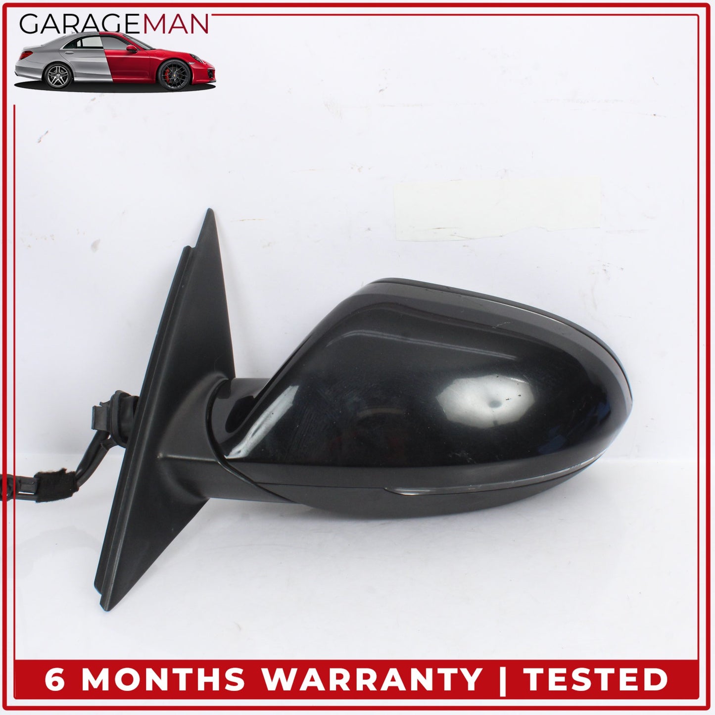 2012-2018 Audi A6 S6 Front Left Side Door Rear View Mirror w/ Camera Black OEM