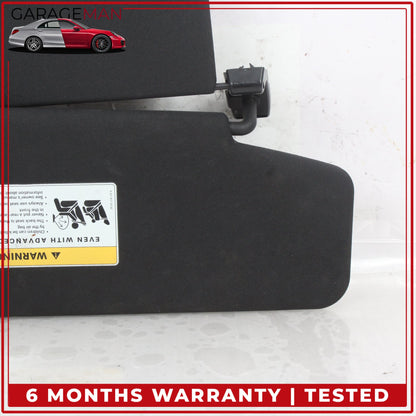 2010-2016 Mercedes W212 E350 Front Left and Right Side Sun Visor Set Black OEM