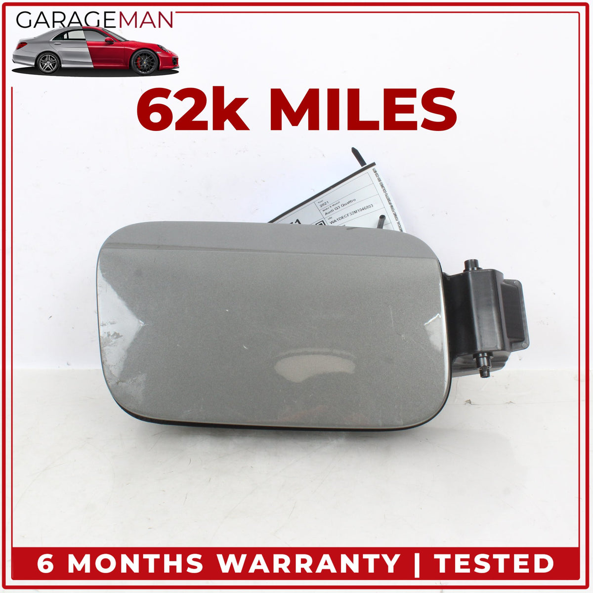 2019-2025 Audi Q3 Fuel Door Lid Gas Tank Cover Gray Metallic 83A809906 OEM