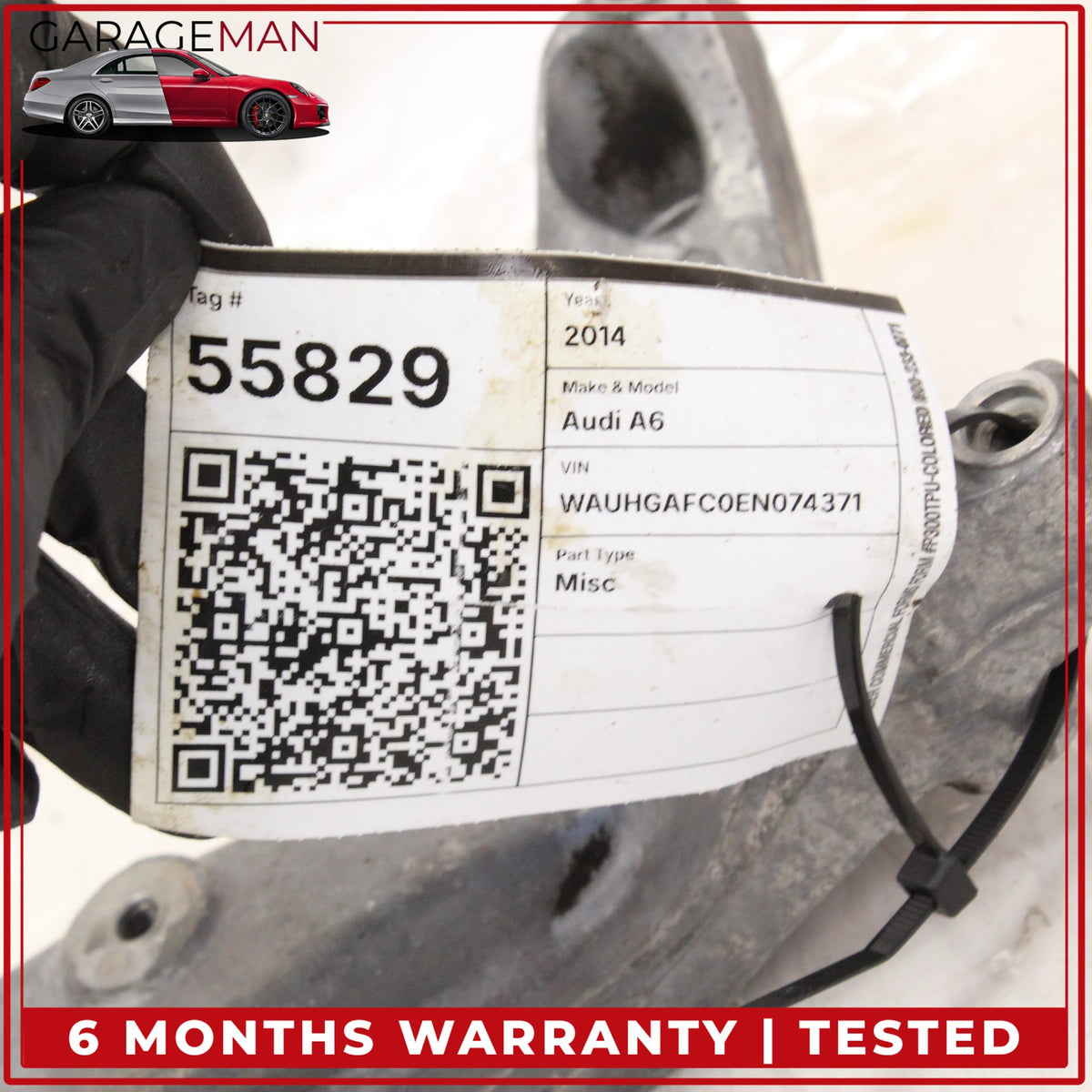 2012-2018 Audi A6 A7 Left Side Engine Mount Support Bracket 4G0199307H OEM
