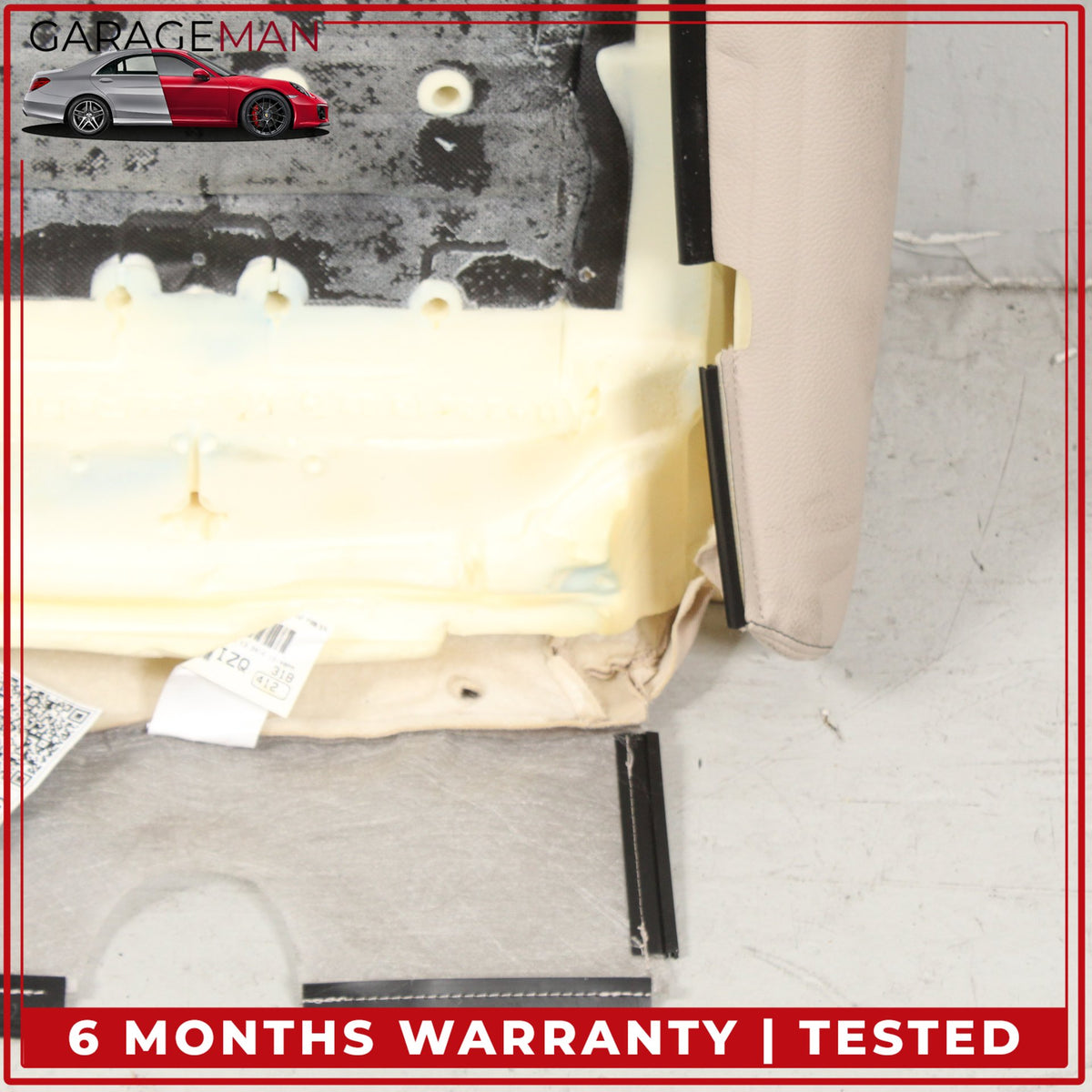 2011-2018 BMW X3 X4 Front Left Driver Side Top Upper Seat Cushion Beige OEM