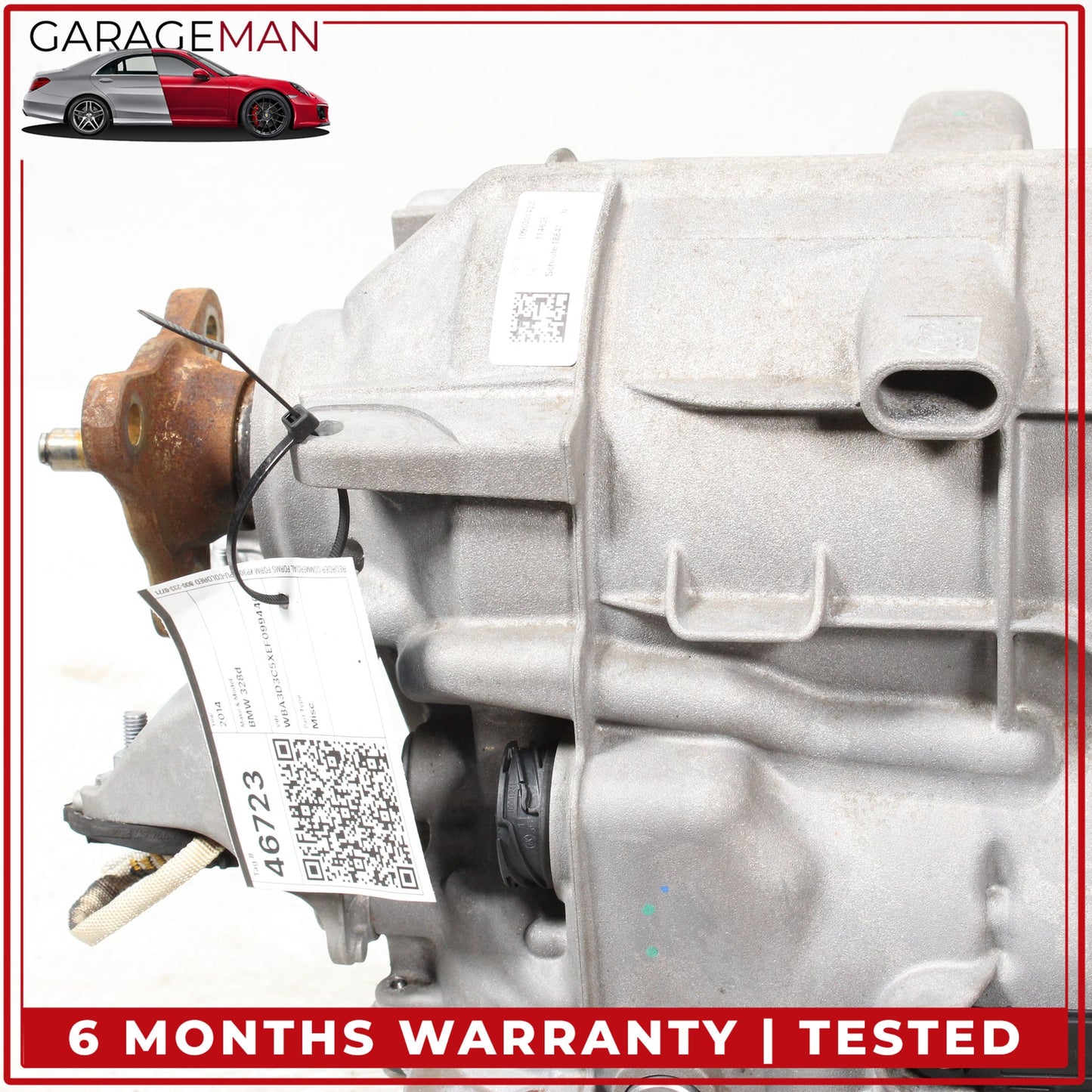 2012-2018 BMW 328d RWD 2.0L Automatic Transmission ZF 8HP45 mileage 140K