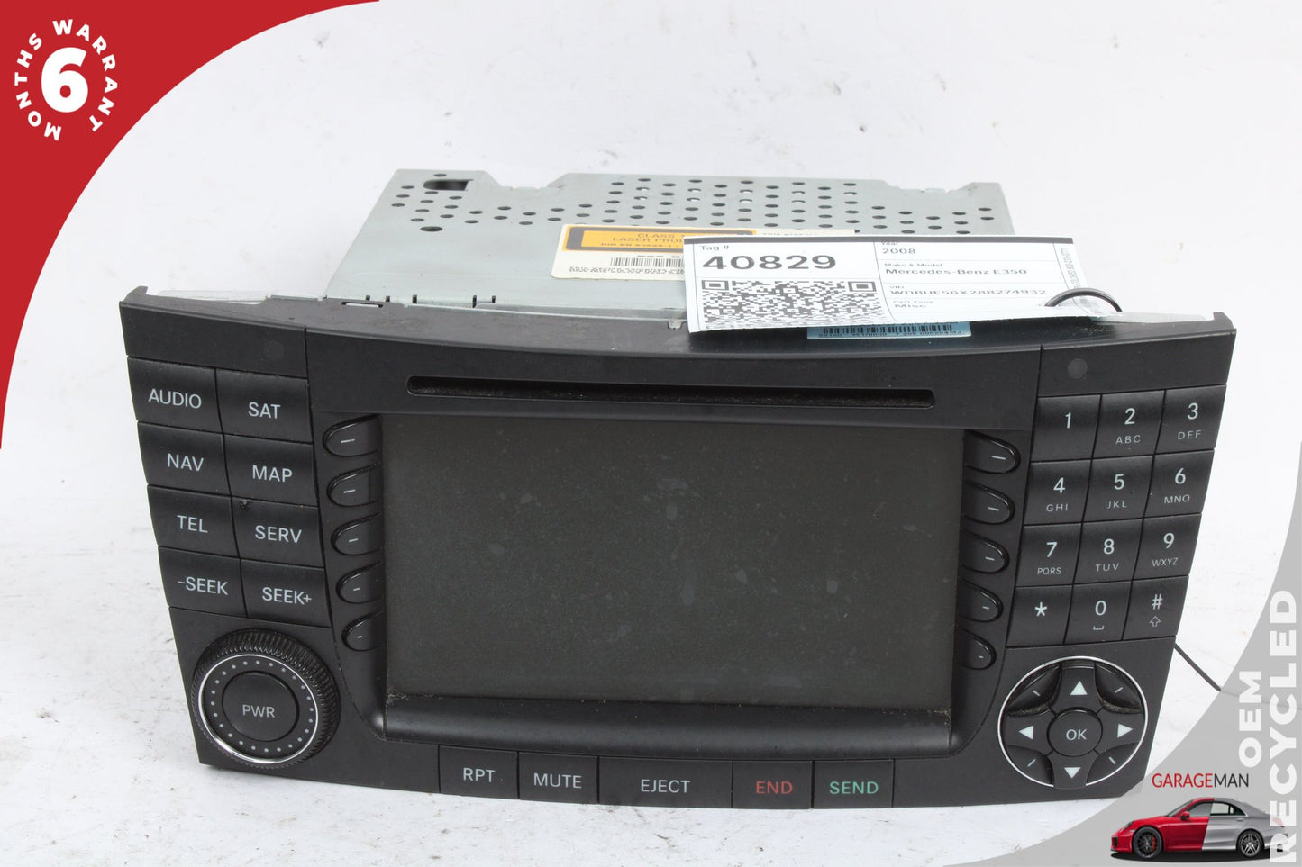 2003-2008 Mercedes W211 E350 Command Head Unit Navigation Radio 2118204397 OEM