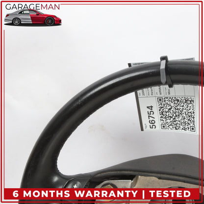 1998-2001 Porsche 911 Carrera 996 Steering Wheel Leather Black 99334780464 OEM