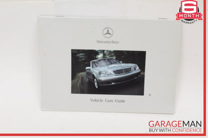 2002 Mercedes W163 ML320 Owner Owner's Manual Book Guide w/ Case OEM