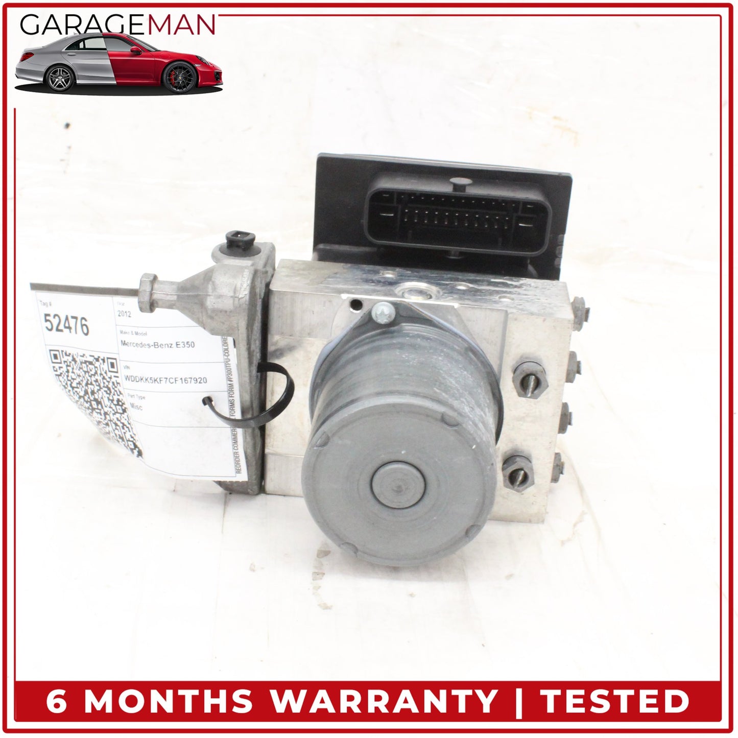 2010-2014 Mercedes W207 E350 E550 ABS Anti Lock Brake Pump Module 2124317012 OEM