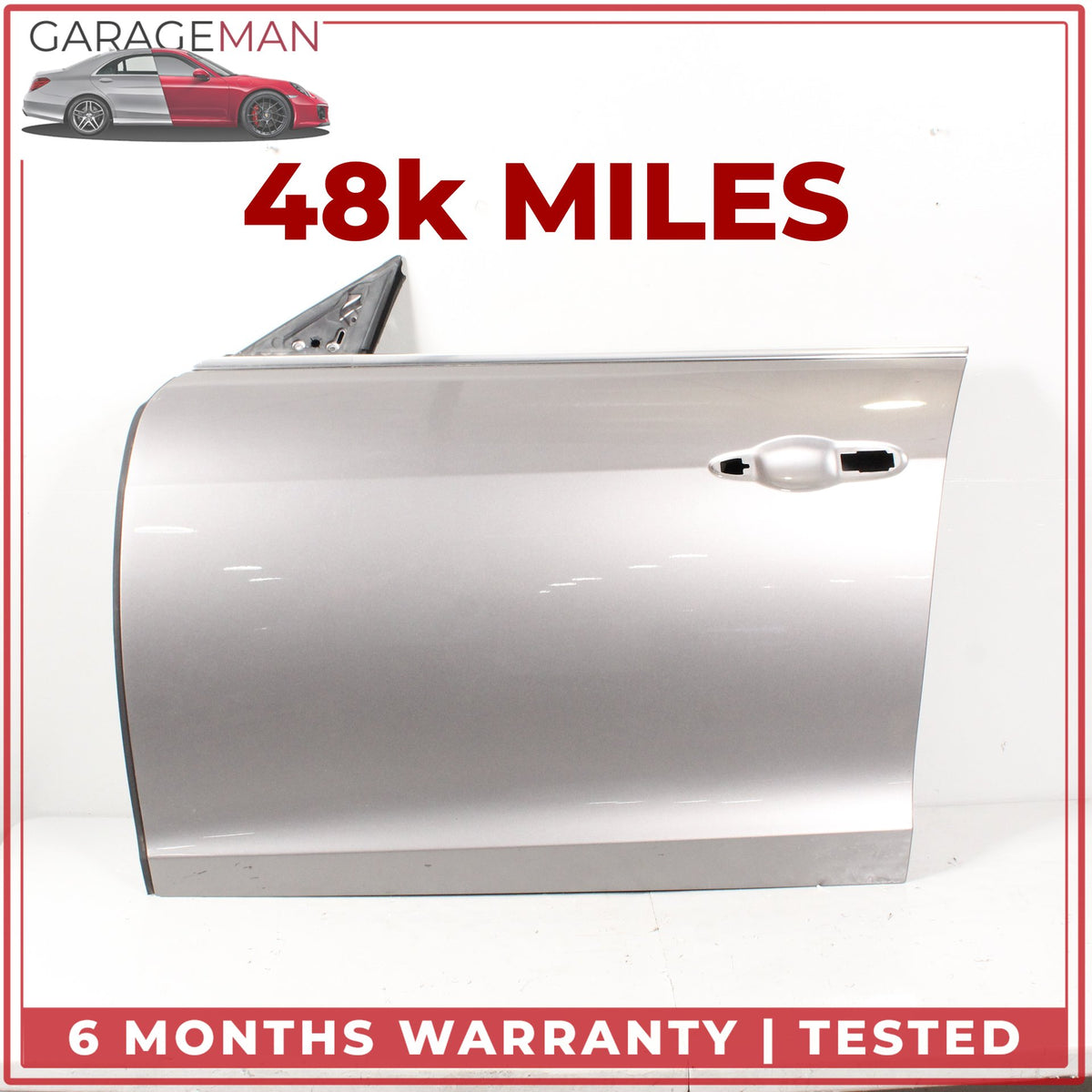 2014-2022 Maserati Ghibli M157 Front Left Side Door Shell Gray Metallic OEM