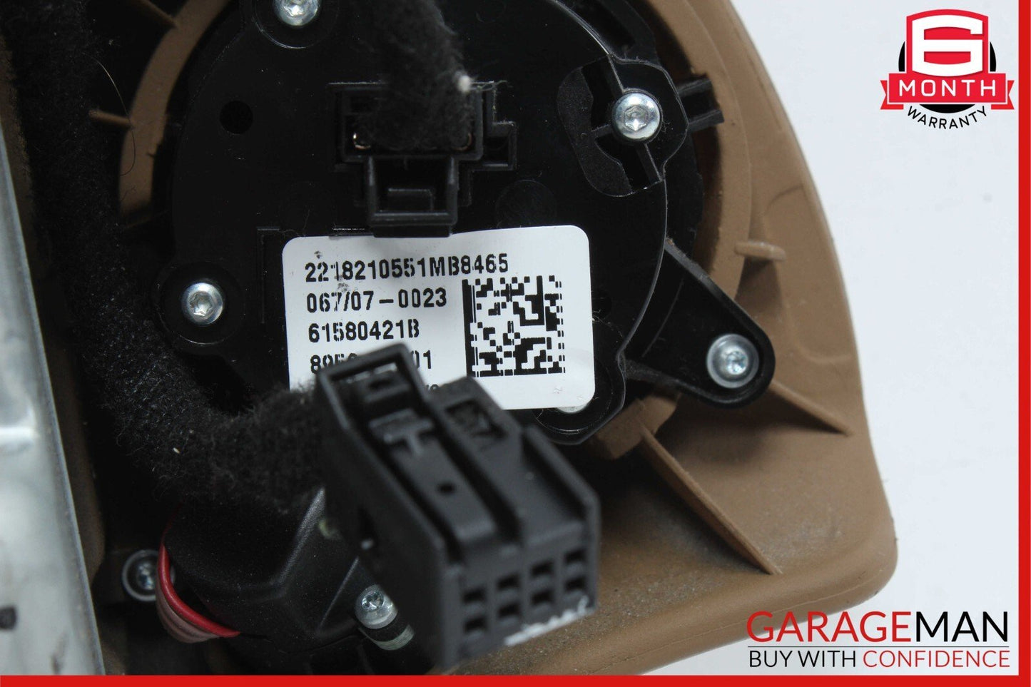 07-10 Mercedes W221 S550 CL600 Steering Wheel Airbag Air Bag Assembly Brown OEM