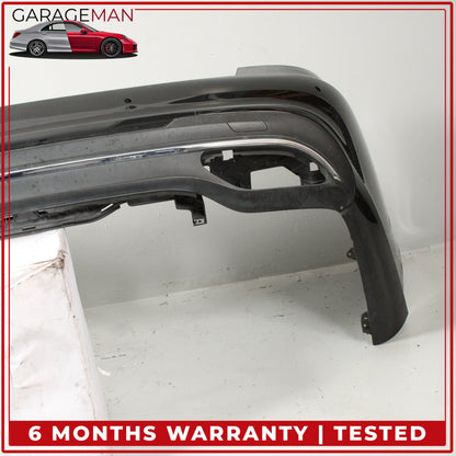 2014-2016 Mercedes W212 E400 E350 Sedan Rear Bumper Cover Black 2128853438 OEM
