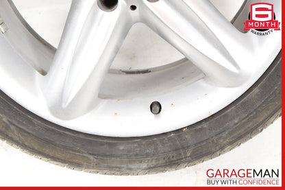 2003-2012 Mercedes R230 SL500 Rear Wheel Rim w/ Tire 9.5JX18H2 ET40 OEM
