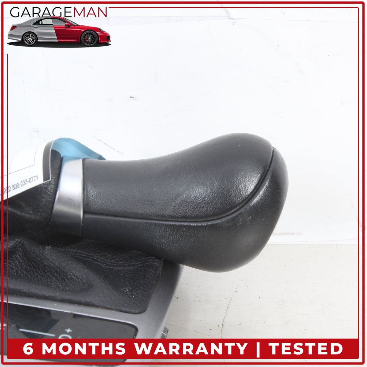 2005-2011 Mercedes R171 SLK280 Center Console Shifter Knob Boot Trim Cover OEM