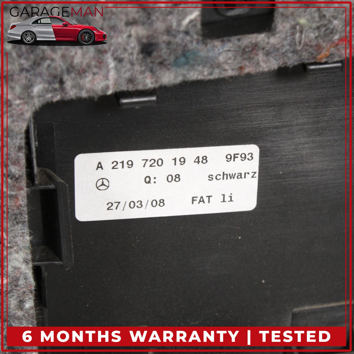 2006-2011 Mercedes W219 CLS550 Front Left Side Door Trim Panel w/ Switches OEM