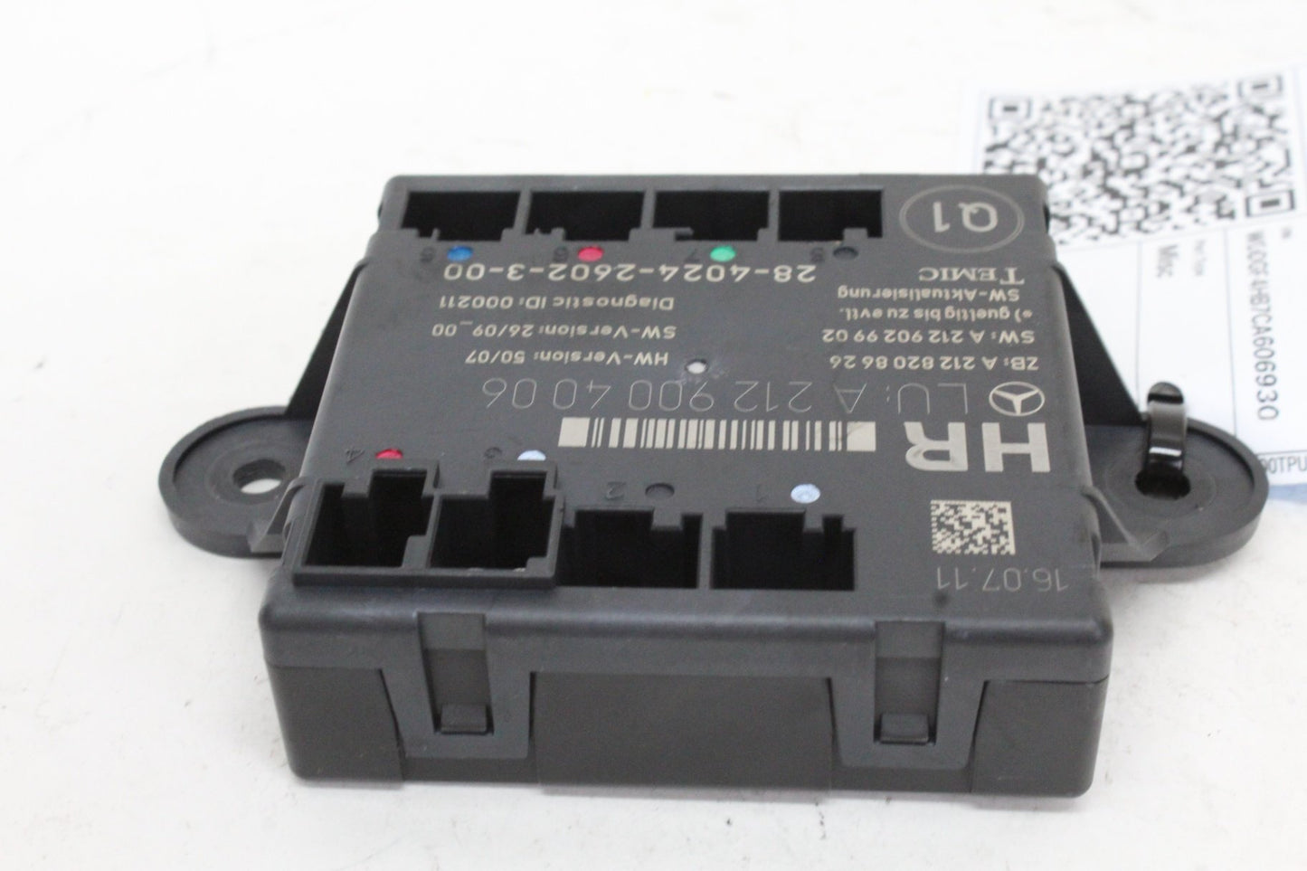 2008-2014 Mercedes C250 CDI W204 Right Rear Door Control Module 2129004006