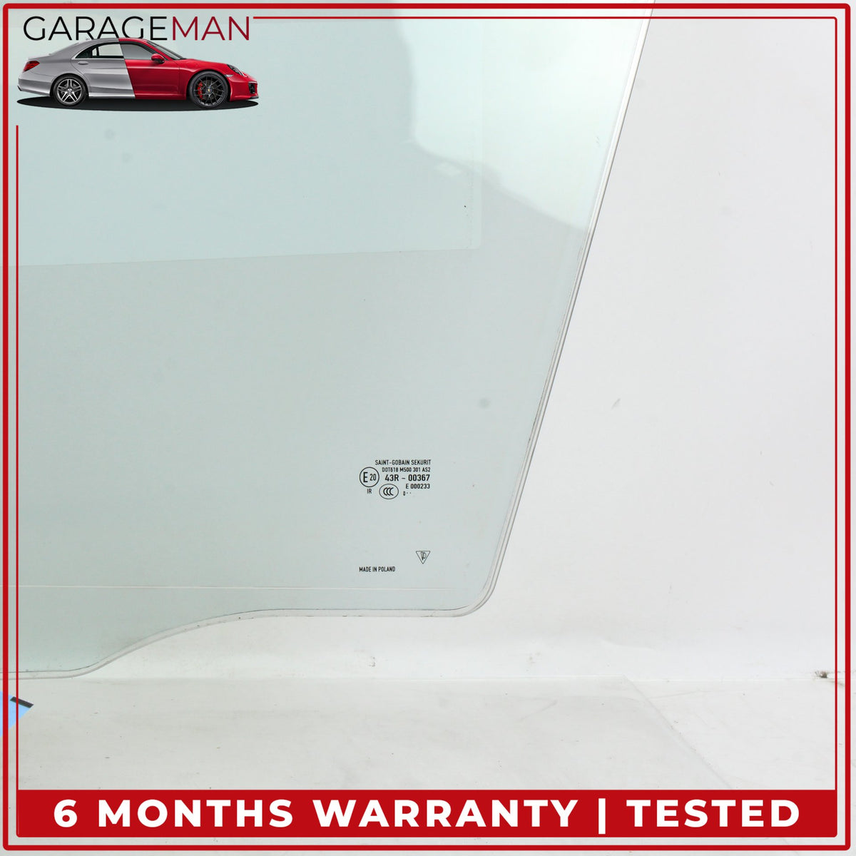 2011-2018 Porsche Cayenne 92A Front Left Door Window Glass 95854251100 OEM
