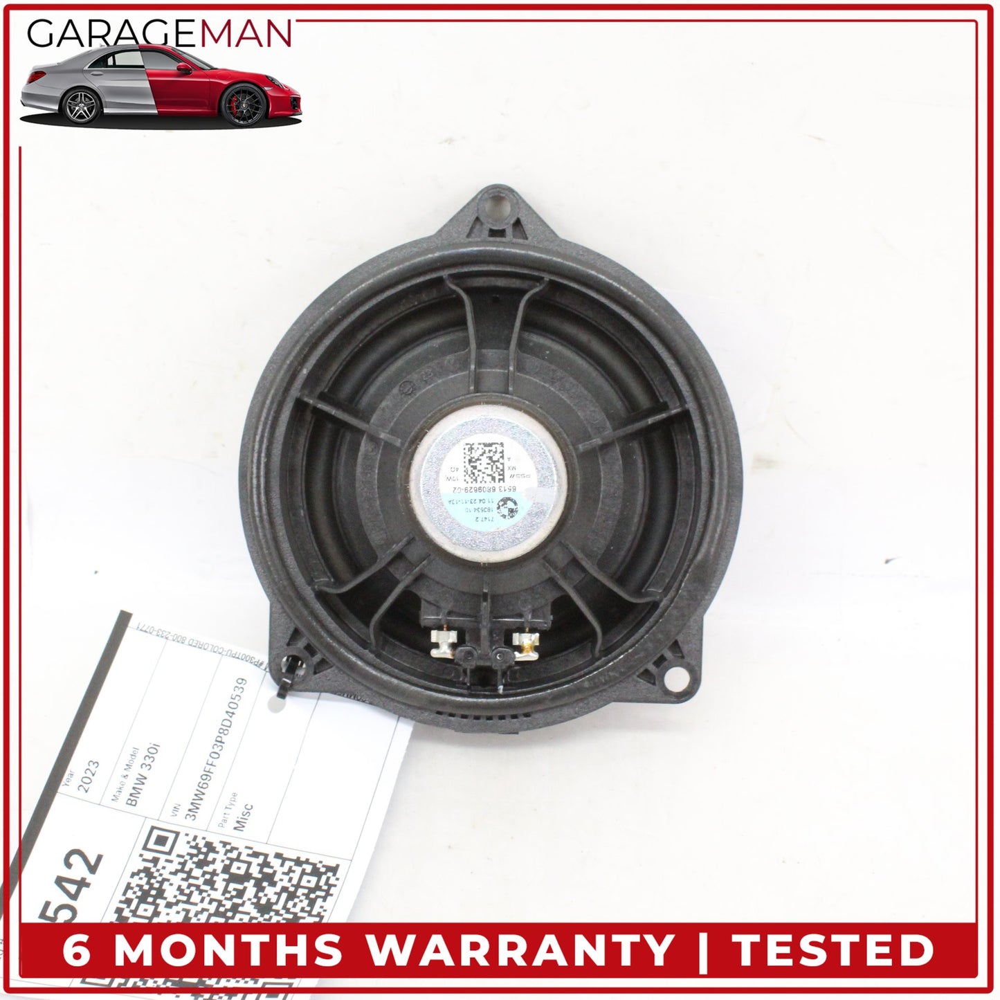 2019-2025 BMW 330i Front or Rear Left and Right Side Audio Speakers 6809629 OEM