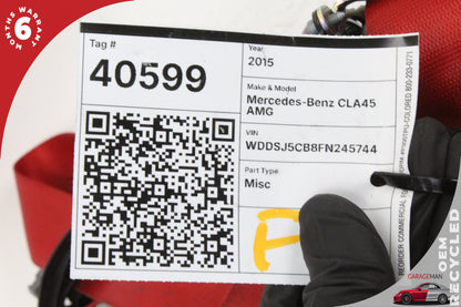 2014-2020 Mercedes W117 CLA45 AMG Front Right Seat Belt 1178601285 OEM