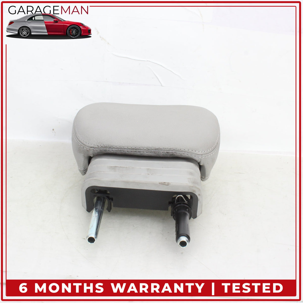 2005-2011 Mercedes R171 SLK280 Front Left and Right Seat Headrest Set Gray OEM