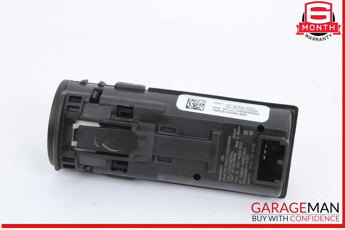 2014-2017 Maserati Quattroporte Ignition Switch 670013537 Genuine