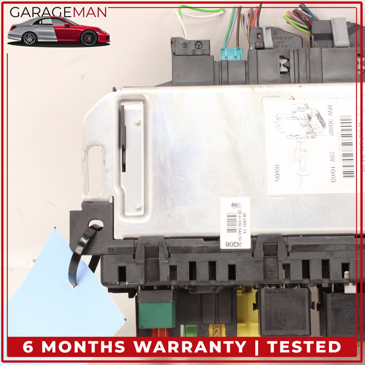 2000-2006 Mercedes W215 CL500 Rear SAM Fuse Box Relay Module 0315451632 OEM