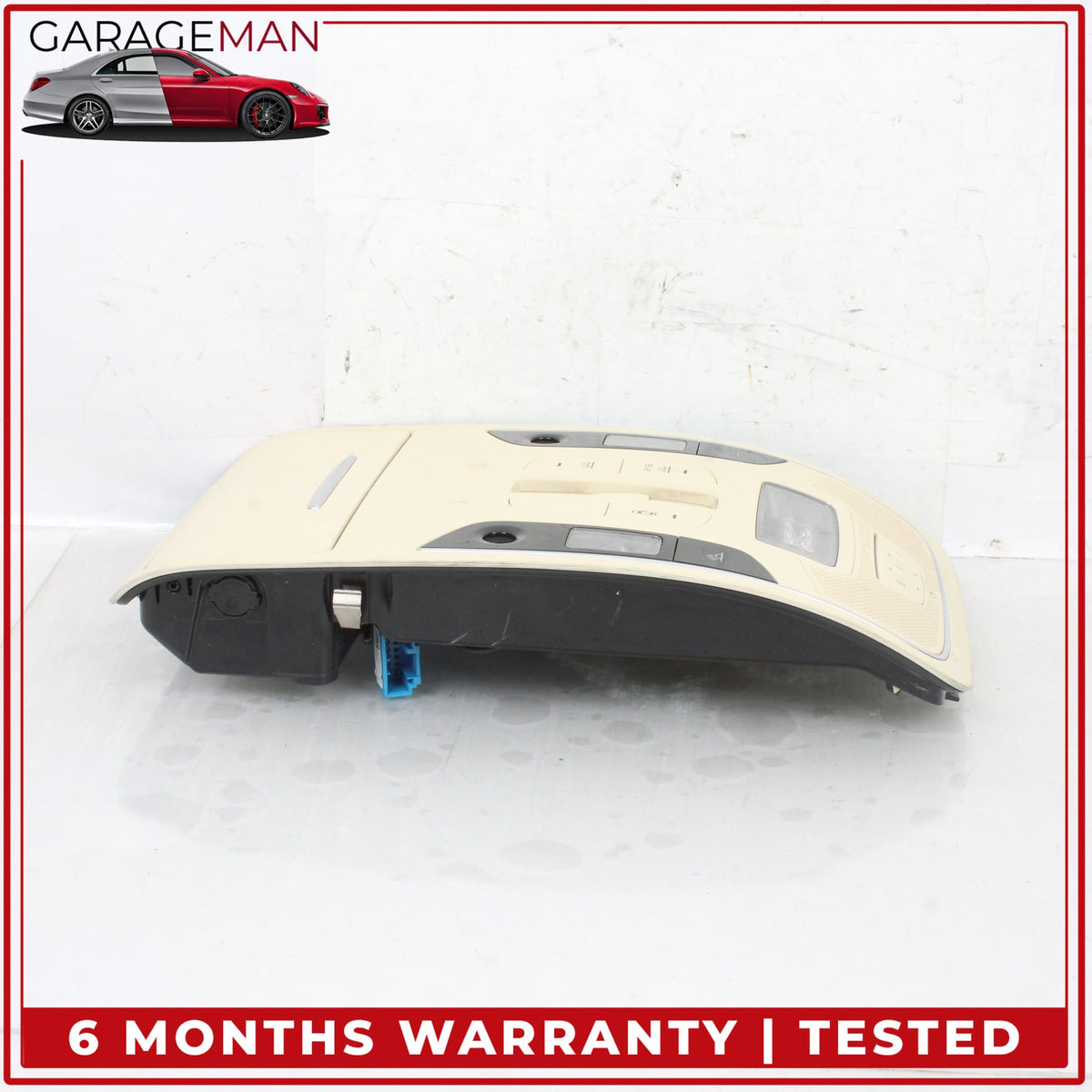2012-2018 Audi A6 A7 Front Upper Overhead Dome Light Lamp Beige 4G0959719 OEM